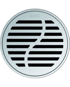 ACO EasyFlow Wave round shower floor drain grill