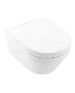 VILLEROY & BOCH ARCHITECTURA Oval Rimless WC wall hung toilet with toilet lid Soft Close