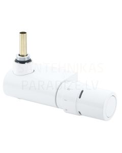 Danfoss termostatas su RTX jutikliu VHX MONO DN15 srauto temperatūros reguliavimui (baltas) kampinis