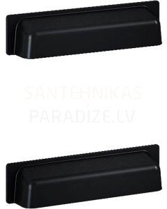 Elita handle set INGE black 11,6 cm 2pcs