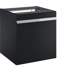 Elita cabinet for sink MOODY 50 with laundry basket black