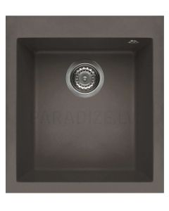 ELLECI кухонная раковина из каменной массы QUADRA 100 Dove-серый 41x50 см