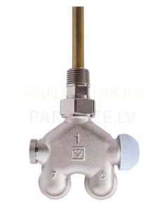 HERZ thermostatic valve VUA-40 for single pipe systems 1/2 150/11mm angular