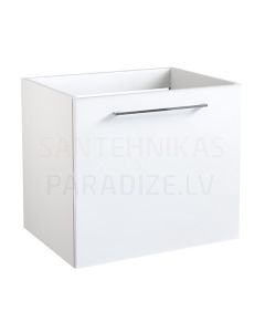 KAME шкафчик для раковины DUET  50 (блестящий белый) 500x490x380