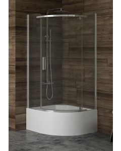 New Trendy shower enclosure K-0433 tempered glass NEW KOMFORT 90x90x170