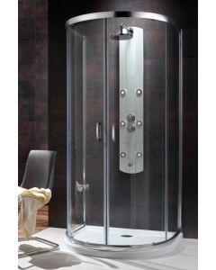 RADAWAY shower enclosure PREMIUM PLUS P 190x100x90 Chrome + transparent glass