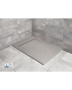 RADAWAY stone mass shower tray TEOS F Cemento 210x100x4