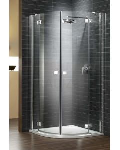 RADAWAY shower enclosure ALMATEA PDD E 195x100x80 Chrome + Graphite glass