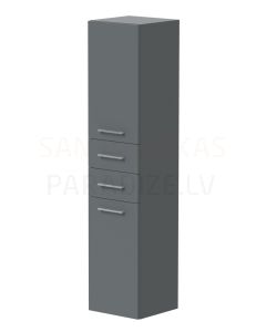 KAME GAMA tall cabinet (gray matte) 1600x350x350 mm