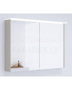 KAME mirror cabinet LOFT 100 with LED (cashmere) 700x1000 mm