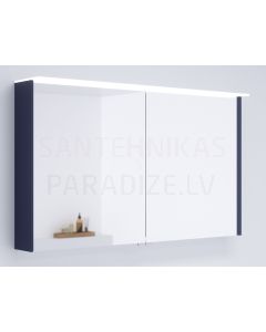 KAME mirror cabinet LOFT 120 with LED (dark blue) 700x1200 mm