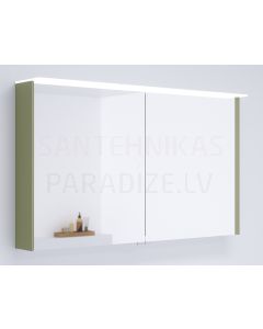 KAME mirror cabinet NATURA COLOR 120 with LED (Savannah green) 700x1200 mm