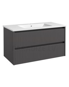 RB URBAN 100 sink cabinet with sink (matte gray) 500x1000x460 mm