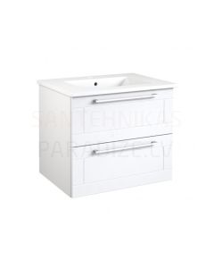 RB SERENA RETRO 60 sink cabinet with sink (glossy white) 500x596x445 mm