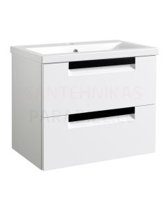 RB MILANO  60 sink cabinet with sink (matte white) 500x590x380 mm