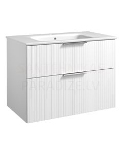 RB G-LINE  80 sink cabinet with sink (matte white) 600x800x460 mm