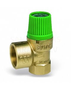 WATTS safety diaphragm valve SVE-SOL for solar systems up to 160°C 1/2'x3/4' 8bar