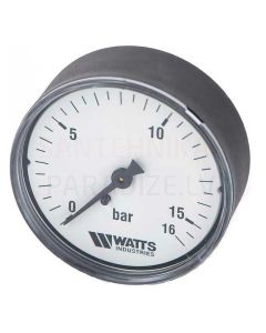 WATTS horizontal radial manometer Dn100 0-16 bar 1/2'