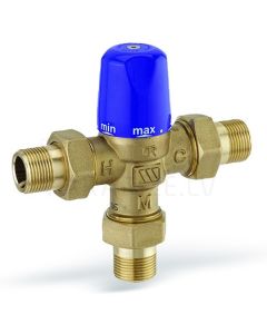 WATTS термостатический смесительный клапан MMV Compact 30-65°C 3/4'x3/4'