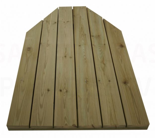 DUSCHY wooden deck for all Sunny outdoor showers