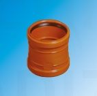 Magnaplast KG oranžā ārējās kanalizācijas dubultuzmava Ø 100 (110) mm PVC