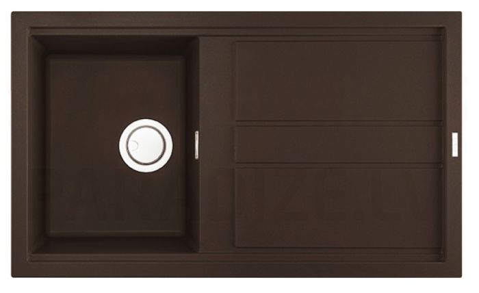 ELLECI akmens masas virtuves izlietne BEST 400 Espresso 86x51 cm