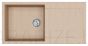 HELIKA akmens masas virtuves izlietne TESA PLUS (AWP) 1000 Beige 100x50 cm
