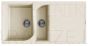 ELLECI akmens masas virtuves izlietne EGO 475 Bianco Antico 100x50 cm
