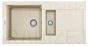 ELLECI akmens masas virtuves izlietne EASY 425 Bianco Antico 86x43.5 cm