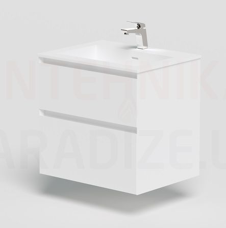 KAME izlietnes skapītis LOFT  60 (matēti balta)