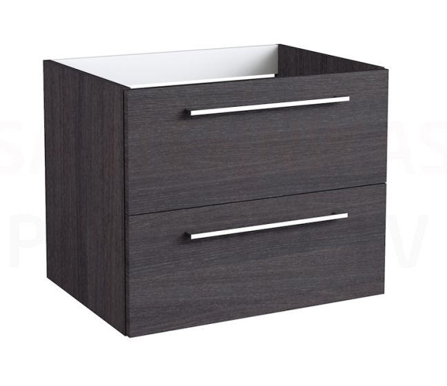 KAME skapītis zem galda virsmas GAMA 60 (melns ozols) 500x590x445 mm
