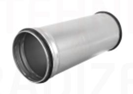 EUROPLAST garais savienojums Ø100mm 0.15m ar gumijām
