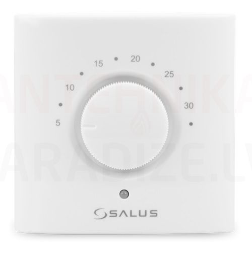 SALUS bezvadu elektronisks temperatūras regulators - ar bateriju barojams HTR-RF