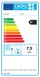 EVA CALOR granulu kamīns-krāsns IRMA 9.2kW (balts)