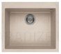 ELLECI stone mass kitchen sink QUADRA 105 Avena 57x50 cm