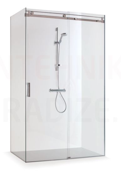 Baltijos Brasta dušas kabīne MILDA caurspīdīgs stikls 200x120x90