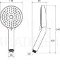 Shower head, 3 funkcijos Ravak 953.00