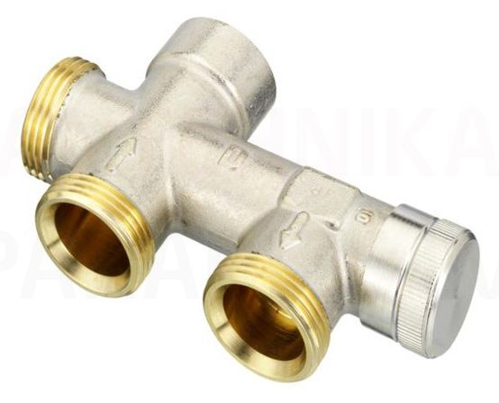 Danfoss присоединительная деталь гарнитуры RA-KE с запорным краном и патрубками с наружной резьбой G3/4A