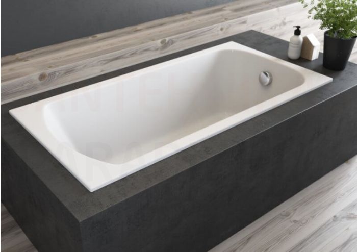 POLIMAT acrylic rectangular bathtub CLASSIC SLIM 140x70