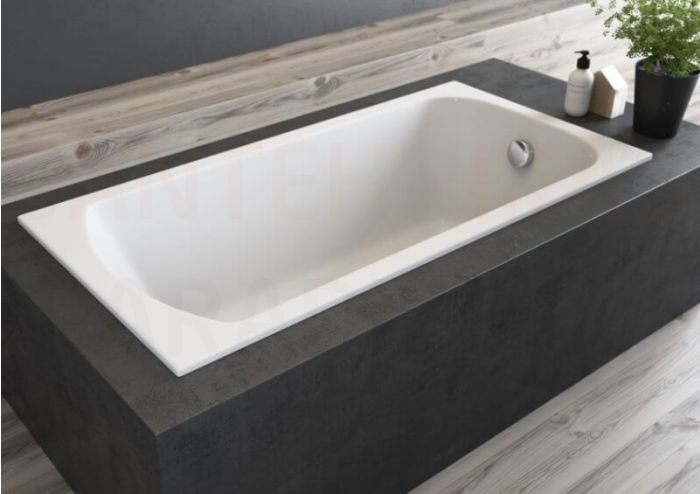 POLIMAT acrylic rectangular bathtub CLASSIC SLIM 160x70