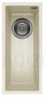 ELLECI akmens masas virtuves izlietne QUADRA  50 UNDERMOUNT Bianco Antico 20x44 cm