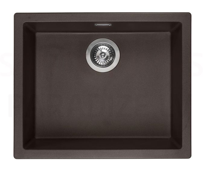 Reginox akmens masas virtuves izlietne Amsterdam 50 Dark Chocolate 56x46cm