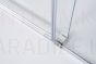 Baltijos Brasta shower enclosure MILDA transparent glass 200x120x90
