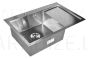 WISENT stainless steel kitchen sink 78x51 L silver