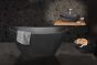 PAA SILKSTONE bathtub AMORE GRAPHITE 1600x850x720