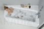 RAVAK asymmetric acrylic bathtub 10° L 160x95 cm