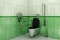 SANELA tualeto nileidimo prietaisas su Piezo mygtuku neįgaliesiems SLW 03PA