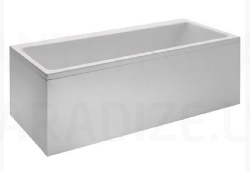 Laufen vanna Pro, 1700x700 mm, brīvstāvoša, ar rāmi, balta akrila
