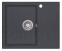HELIKA stone mass kitchen sink TESA (AWP) 600 Grafit 62x50 cm