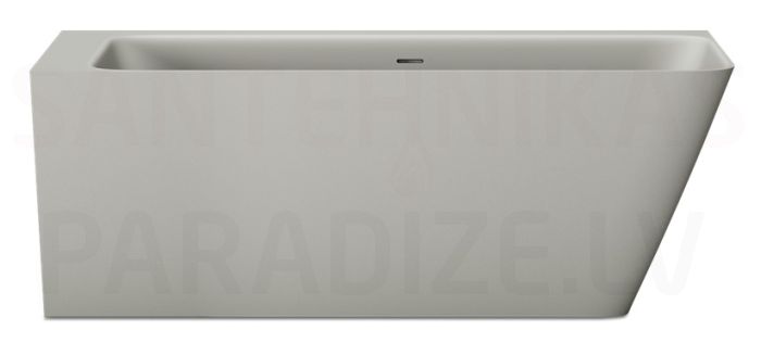 PAA SILKSTONE vanna QUADRO CORNER D 1600x750x600 (matēts pelēks)